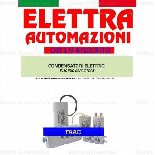 CONDENSATORE DI SPUNTO 450V 6,3 8 10 12,5 16 18 25 35 40 mF uF MF FAAC - BFT 